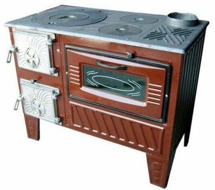 Отопительно-варочная печь МастерПечь ПВ-03 с духовым шкафом, 7.5 кВт в Брянске