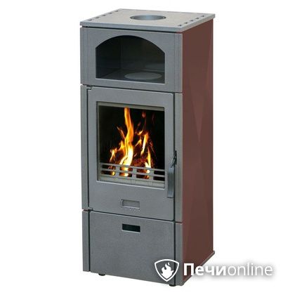 Отопительно-варочная печь Plamen Laguna коричневая в Брянске