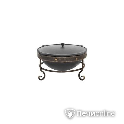Аксессуары и комплектующие для банных печей Везувий Подставка под казан 12л кованная в Брянске
