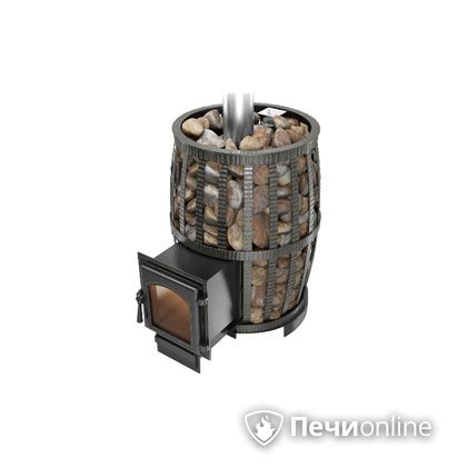 Дровяная печь-каменка Везувий Легенда Русский пар Ковка 18 (270) в Брянске