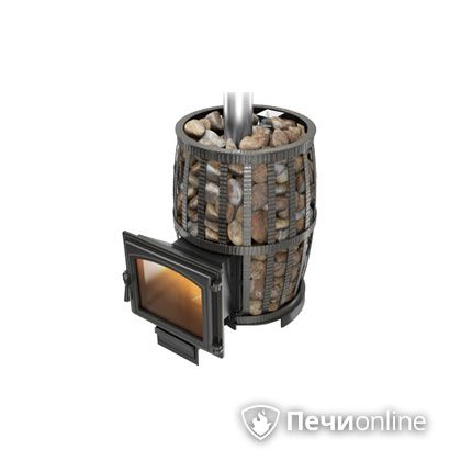 Дровяная печь-каменка Везувий Легенда Русский пар Ковка 18 (240) в Брянске