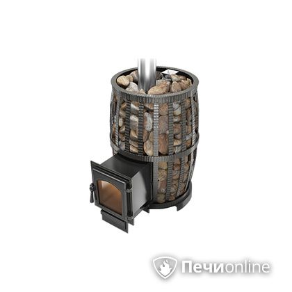 Дровяная печь-каменка Везувий Легенда Русский пар Ковка 24 (270) в Брянске