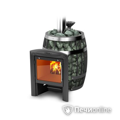 Дровяная банная печь TMF Саяны II Carbon Витра ЗК в Брянске