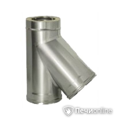 Дымоход Дымок Тройник 45° с изоляцией 0,8 мм. ТRFR45 150/230 в Брянске