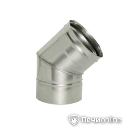 Дымоход Дымок Колено 45° одностенный 0.5 мм ОТНR_45 200 в Брянске