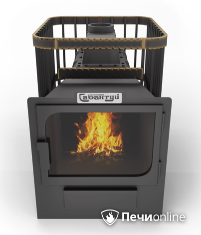 Дровяные печи-каменки Сабантуй Квадро Чугун 24 панорама в Брянске