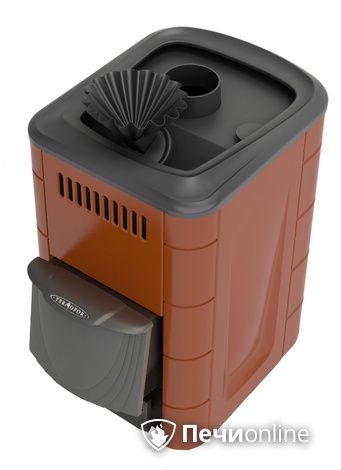 Дровяная печь-каменка TMF Гейзер Мини 2016 Carbon ДА КТК ЗК терракота в Брянске