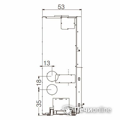 Каминная топка Edilkamin WINDO 120 nero в Брянске