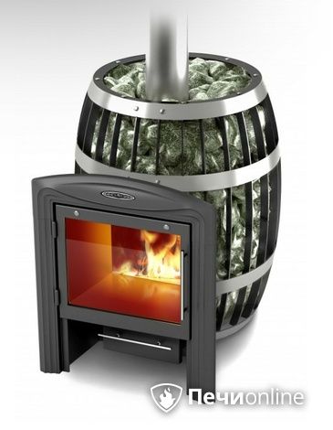 Дровяная банная печь TMF Саяны Carbon Витра в Брянске