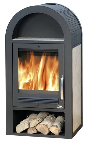 Печь-камин ABX Stockholm 8 (7кВ в воду, 5,5кВ в воздух), керамика в Брянске