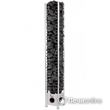 Электрокаменка для сауны Sawo TH3-60NB-P со встроенным пультом управления круглая в Брянске