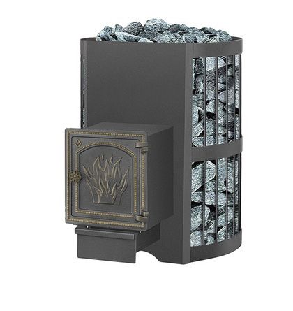 Дровяная банная печь Везувий Скиф Стандарт 22 ДТ-4 в Брянске