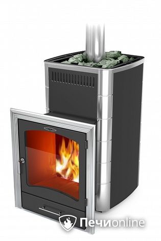 Дровяная банная печь TMF Калина II Inox БСЭ ТО антрацит НВ ПРН в Брянске
