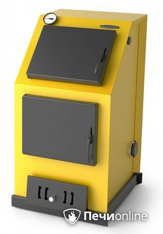 Твердотопливный котел TMF Оптимус Лайт 20кВт под АРТ и ТЭН желтый в Брянске