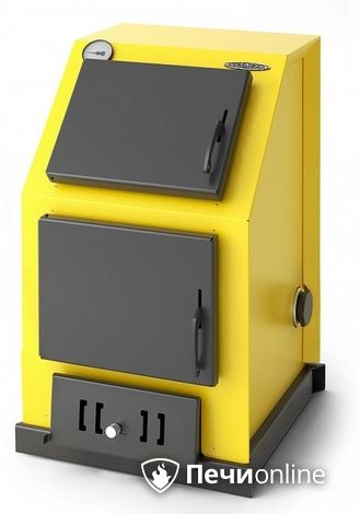 Твердотопливный котел TMF Оптимус Лайт 16кВт под АРТ и ТЭН желтый в Брянске