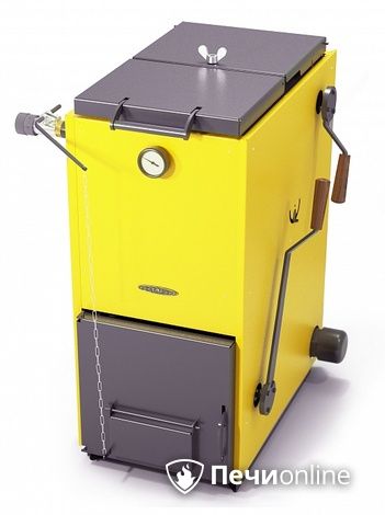 Твердотопливный котел TMF Цельсий Электро 16кВт АРТ ТЭН 6кВт желтый в Брянске