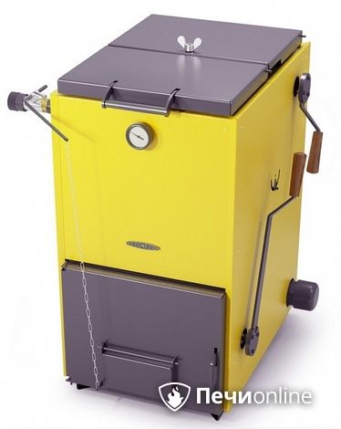 Твердотопливный котел TMF Цельсий Электро 20кВт АРТ ТЭН 6кВт желтый в Брянске