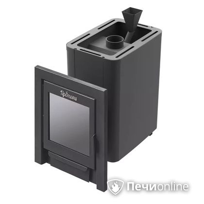 Дровяная банная печь Протопи Вулкан 18 Панорама в Брянске