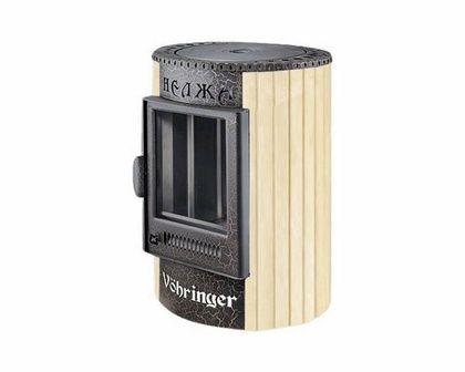 Отопительно-варочная печь Ферингер  Нелжа ПФ ("Окаменевшее дерево" наборный) в Брянске