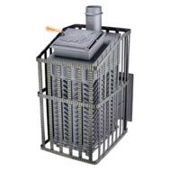 Дровяная печь-каменка Гефест GFS ЗК 30 (П2) Ураган