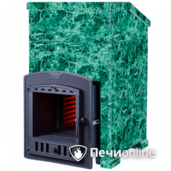 Дровяная печь-каменка Гефест ЗК 18 П (h830/40 верх) Президент Змеевик в Брянске