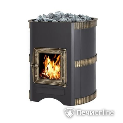 Дровяная банная печь Везувий Лава 16 (ДТ-4С) без выноса в Брянске