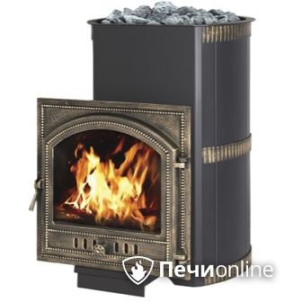 Дровяная банная печь Везувий Лава 28 Камин (205) в Брянске