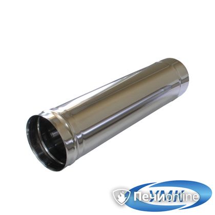 Дымоход УМК Труба D180 L=0,25 м 1,0 мм. нержавейка в Брянске