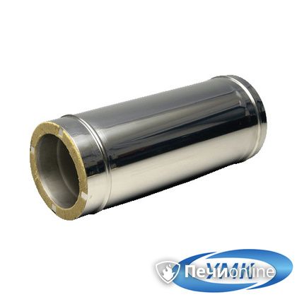 Дымоход УМК Сэндвич-труба 05м 180х260 Н+Н 1,0мм 0,5мм по воде в Брянске