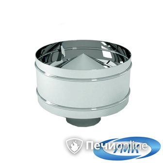 Дымоход УМК Оголовок с дефлектором D180х260 Н+Оц 0.5мм 0.5мм по воде в Брянске