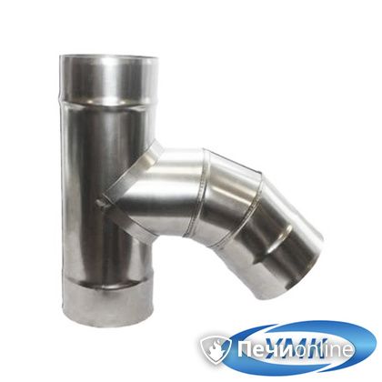 Дымоход УМК Тройник 135° D150 1.0мм нержавейка в Брянске