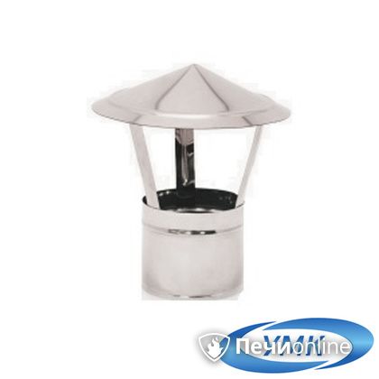 Дымоход УМК Зонт D200 0.5 мм. нержавейка в Брянске