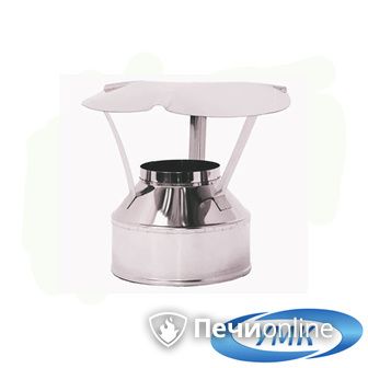 Дымоход УМК Оголовок D200х280 Н+Н 0.5мм 0.5мм по воде в Брянске