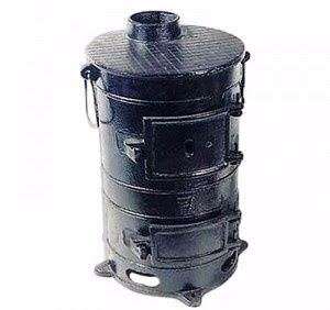 Печь-буржуйка Буржуйка ПОВ-57 армейская чугунная в Брянске