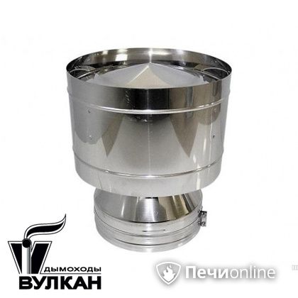 Дефлектор Вулкан DDH оцинкованный с изоляцией 50 мм D=160/260 в Брянске