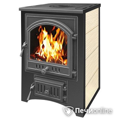 Печь-камин Везувий ПК-01(205) с варочной плитой бежевый в Брянске