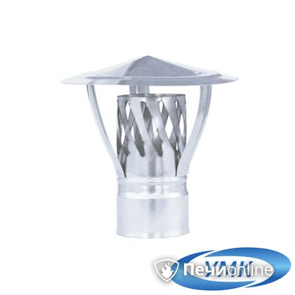 Дымоход УМК Зонт с искрогасителем D200 0.5 мм. нержавейка в Брянске