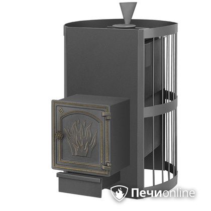 Дровяная банная печь Везувий Скиф Стандарт (ДТ-4) с парогенератором в Брянске