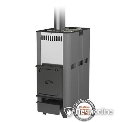 Дровяная банная печь Костёр 14 К без выносного топливного тоннеля в Брянске
